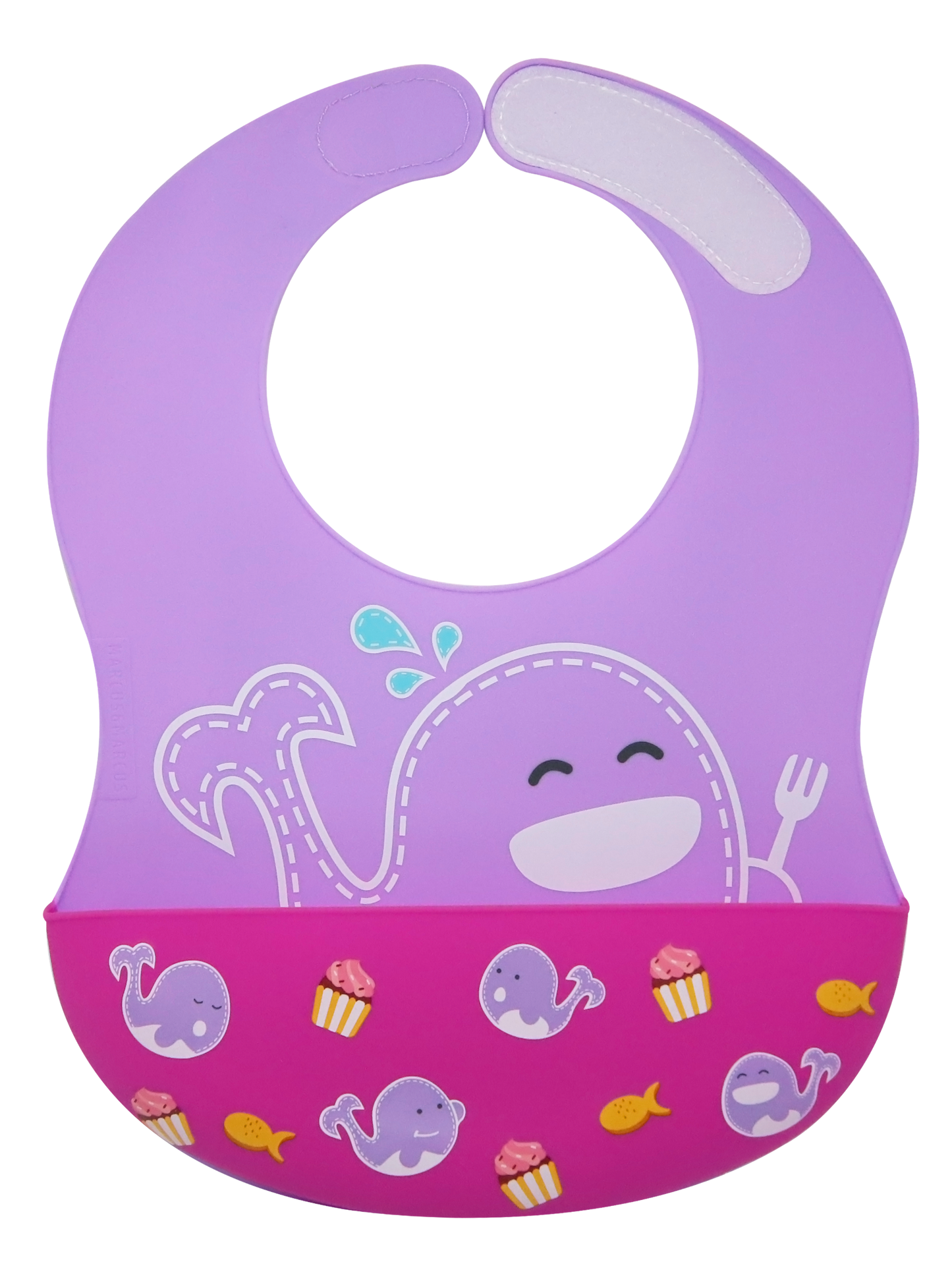 Marcus & Marcus Wide Coverage Silicone Baby Bib