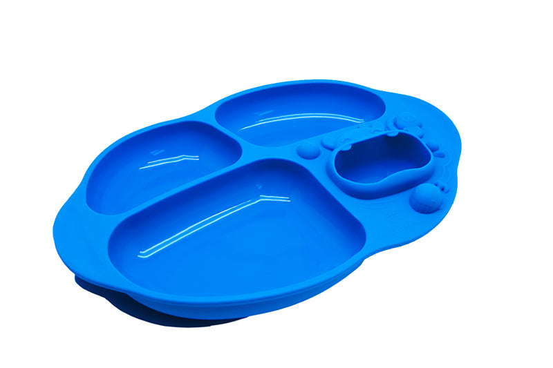 Marcus & Marcus Yummy Dips Suction Divided Plate
