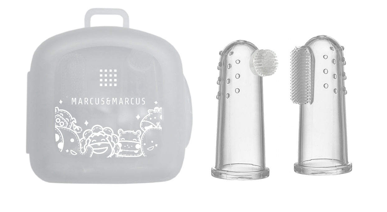 Marcus & Marcus Finger Toothbrush and Gum Massager Set