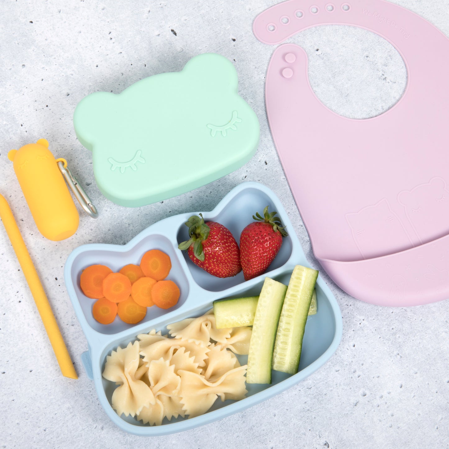 We Might Be Tiny Cat Stickie Plate