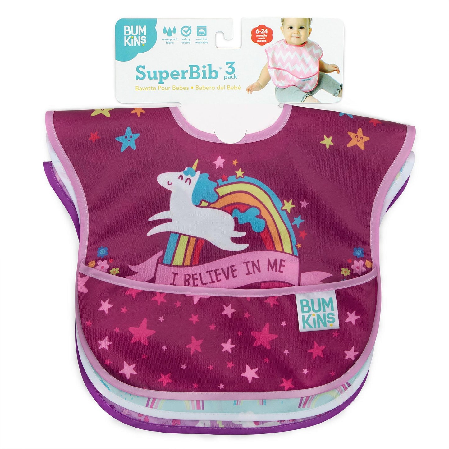 Bumkins Waterproof SuperBib 3pk