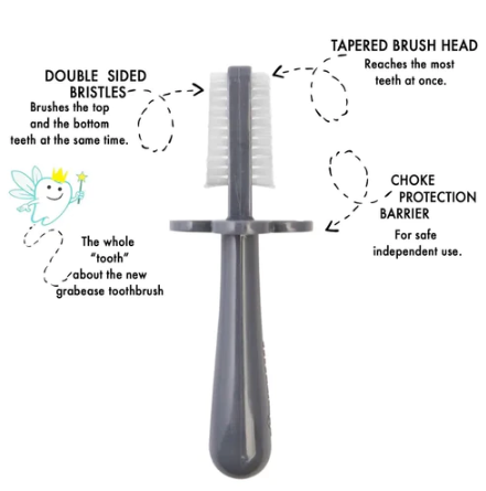 Grabease Double-Sided Toddler Toothbrush