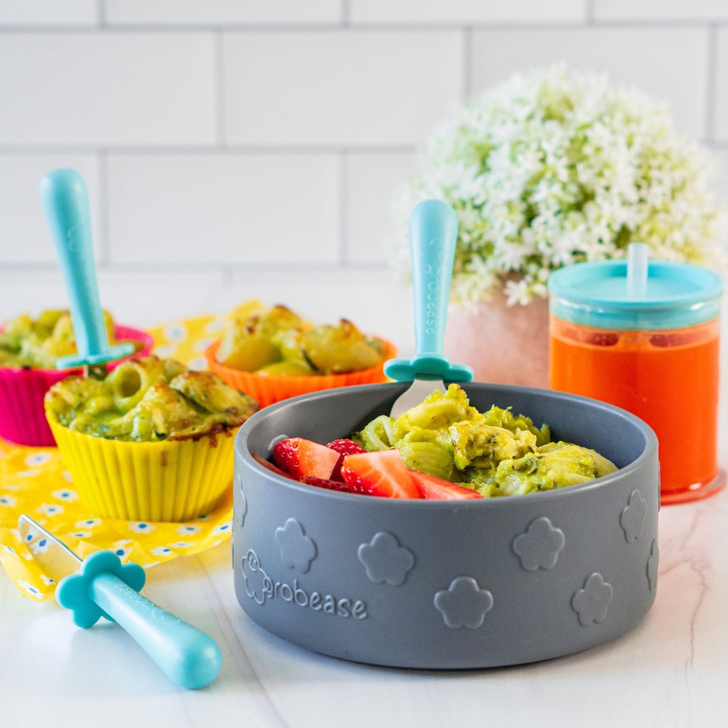 Grabease Stainless Steel Toddler Cutlery Set - Stage 3