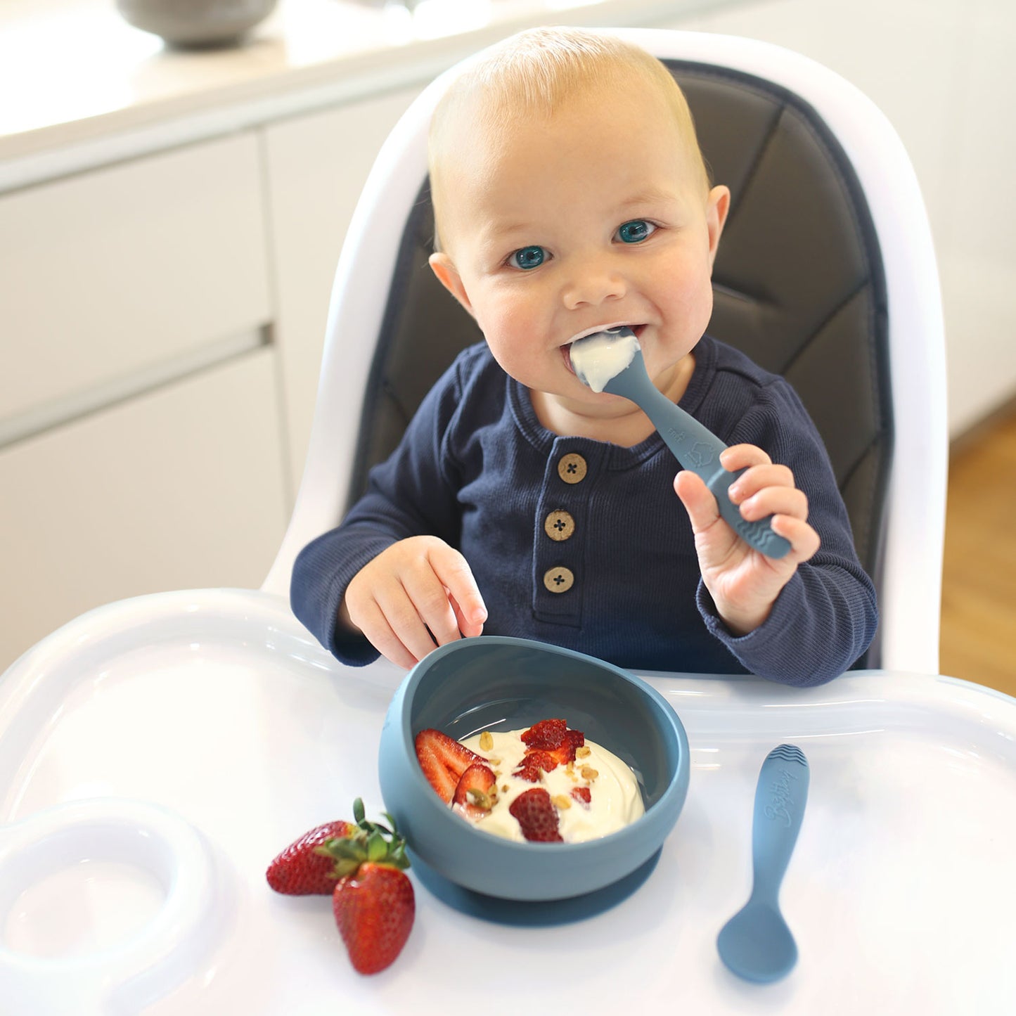 Brightberry 2-in-1 Silicone Spoons and Teether