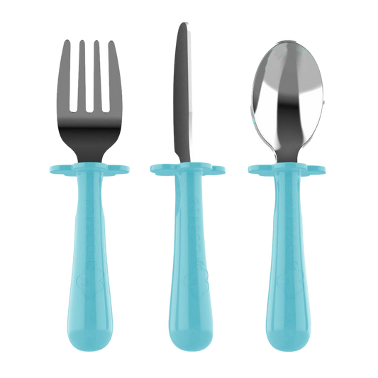 Grabease Stainless Steel Toddler Cutlery Set - Stage 3