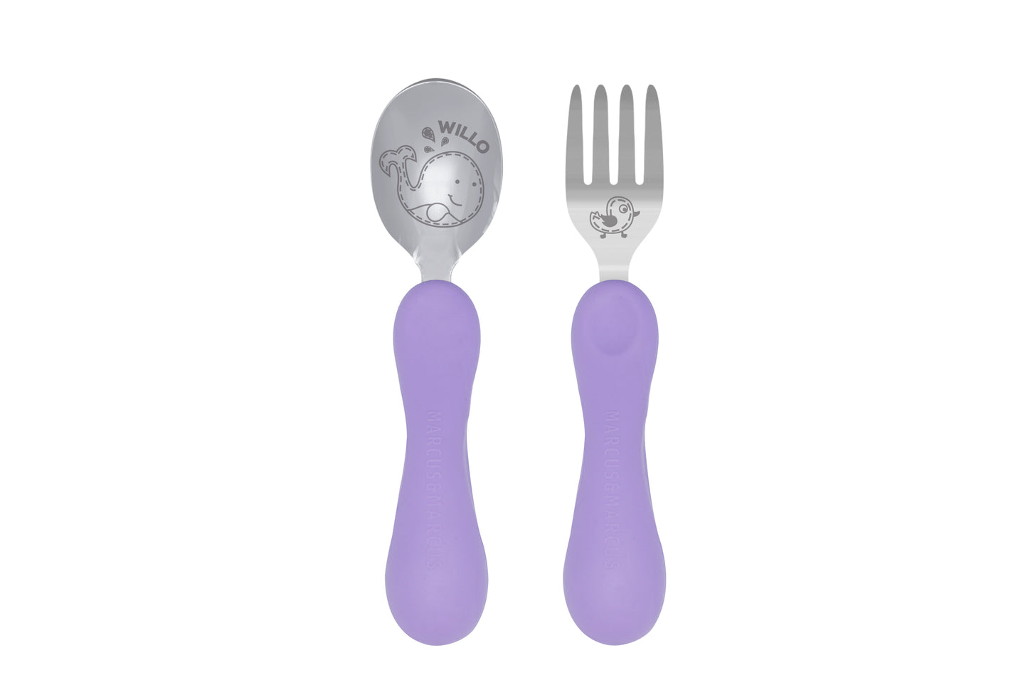 Marcus & Marcus Easy Grip Fork and Spoon Set